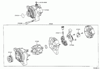 COROLLA VERSO CDE120L-FWMNYW CDE120,ZZE12#
