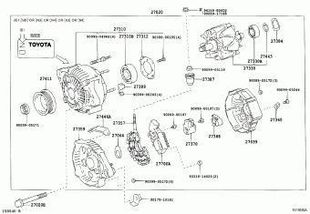 YARIS NCP10L-AHMNKW NCP1#,NLP10,SCP10