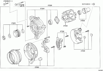 COROLLA SED/WG ZZE120L-DEMDKW CDE120,NDE120,ZZE12#