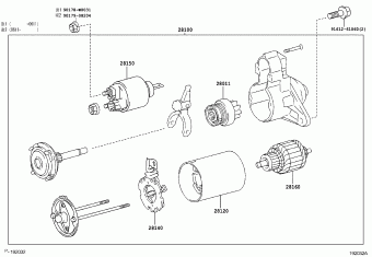 COROLLA SED/WG ZZE120L-DEMDKW CDE120,NDE120,ZZE12#