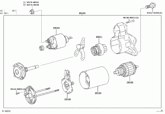 COROLLA HB ZZE121L-DHPNKW CDE120,NDE120,ZZE12#