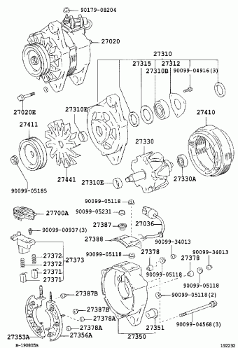 COASTER BB54L-ZCMSW BB5#,RZB5#,TRB53,XZB53