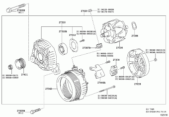 CAMRY/HYBRID ACV40R-JEAGKT ACV4#,AHV40,GSV40