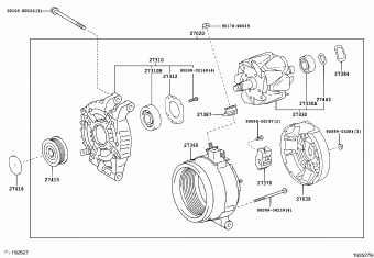 AVENSIS ADT250L-AEFNYW ADT25#,AZT25#,CDT250,ZZT25#