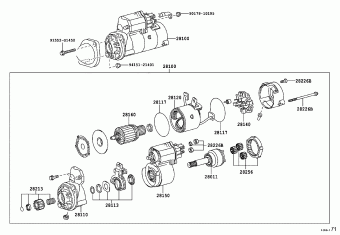 COASTER XZB53L-ZCMEY BB5#,RZB5#,TRB53,XZB53