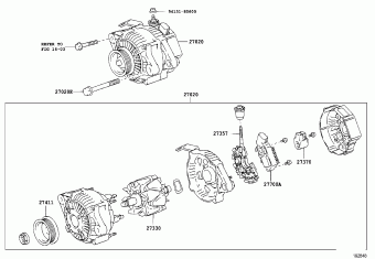 COROLLA SED/WG NZE141R-AEPDK CE140,NZE141,ZRE14#,ZZE14#