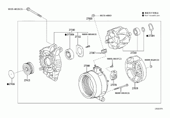 AVENSIS ADT270L-AWFEYW ADT27#,WWT27#,ZRT27#