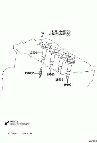 COROLLA SED/WG ZRE141L-AEFDKV CE140,NZE141,ZRE14#,ZZE14#