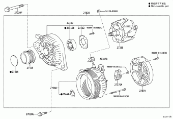 COROLLA/AURIS NRE180R-AHFDKN NRE180,ZRE18#,ZWE186