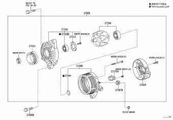 COROLLA/AURIS ZRE182R-AHXDKQ NRE180,ZRE18#,ZWE186