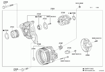 RAV4 ASA44L-ANTGKV ALA49,ASA4#,AVA4#,ZSA4#
