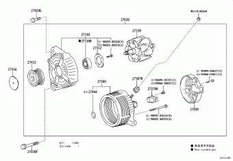 COROLLA NDE180L-DELNXW NDE180,NRE180,ZRE18#