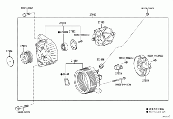 COROLLA/ALTIS NDE170R-GEFGYX NDE170,NZE170,ZRE17#,ZZE172