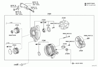 COROLLA/ALTIS ZRE172R-GEFEKX NDE170,NZE170,ZRE17#,ZZE172