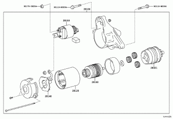 YARIS/HYBRID NSP130L-CHFRKW KSP130,NHP130,NLP130,NSP13#