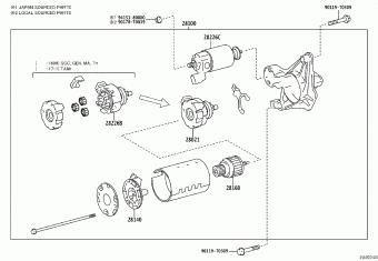 YARIS/VIOS/LIMO NSP151L-CEXRKV NCP15#,NSP15#