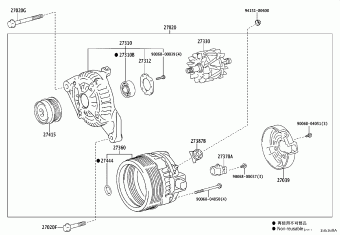 CAMRY/HYBRID ASV71L-RETNHX ASV7#,AXVA70,AXVH7#,GSV70,MXVA71