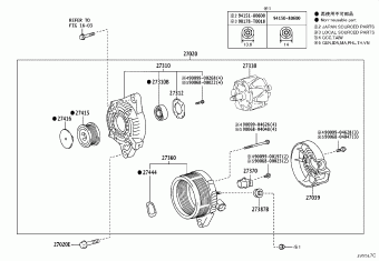 COROLLA/ALTIS ZRE210L-GEXDKV MZEA1#,ZRE21#,ZWE211