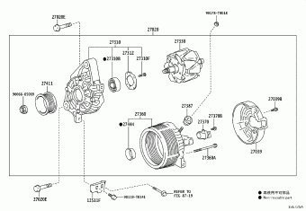 HILUX GGN125L-DTTHKV GGN125,GUN1##,LAN125,TGN1##