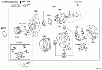 HILUX GUN125L-DGFLXG GGN125,GUN1##,LAN125,TGN1##