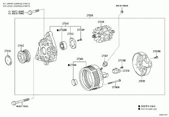 HILUX (DCB/SCB/XTR) GUN125R-DNFSXW GUN12#,135
