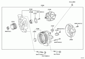 CAMRY/HYBRID MXVA71L-AEXDBR ASV70,AXVA70,AXVH7#,GSV70,MXVA71