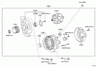 HARRIER/HYBRID MXUA80R-ANXSB AXUH80,MXUA80
