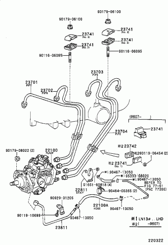 HILUX/4RUNNER (4WD) LN107L-PRMSS 03.1998