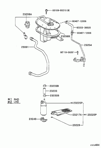 CAMRY ( SED) SXV11R-AEMDKN SXV1#,VCV10,MCV10