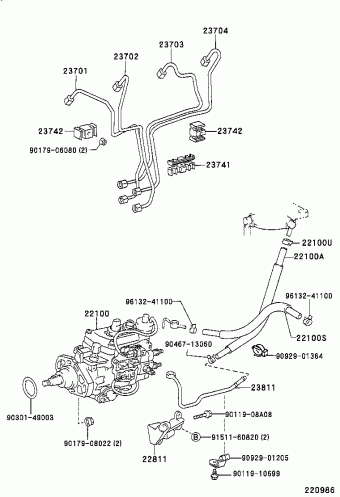 4RUNNER KZN185L-GKMST KZN185,RZN18#,VZN18#