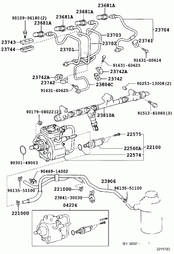 HILUX KDN170L-CRMDYW KDN1##,LN1##,RZN168,173