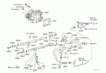 TACOMA VZN195L-PRPDKAB RZN140,150,19#,VZN150,195