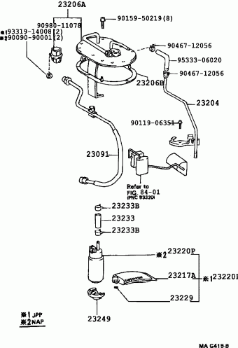 CAMRY VCV10L-AEPGKA SXV10,VCV10,MCV10