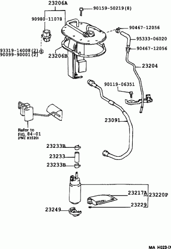 CAMRY MCV10L-AEPGKA SXV10,VCV10,MCV10