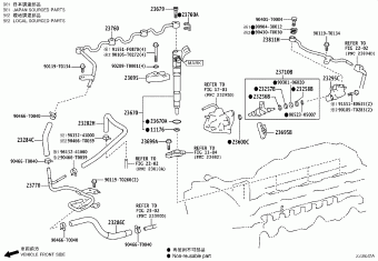 HILUX GUN125L-BNFSXW3 GUN12#,135
