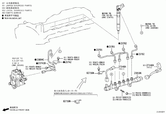 HILUX GUN122R-DTFLXT GGN125,GUN1##,LAN125,TGN1##