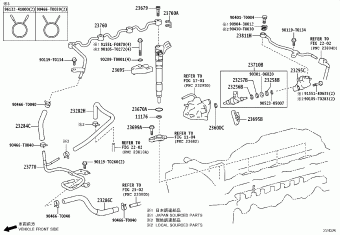 HILUX (DCB/SCB/XTR) GUN126L-DTTHXW GUN12#,135