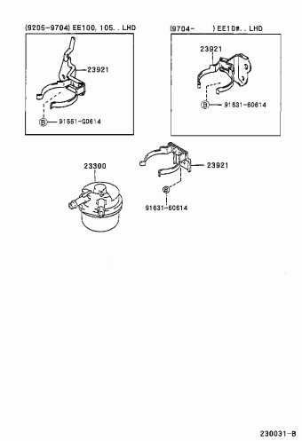 COROLLA SED/CP/WG EE100L-AWMDSB AE10#,CE100,EE10#