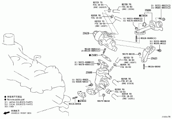 YARIS/HYBRID KSP130L-CHMNKW KSP130,NHP130,NLP130,NSP13#