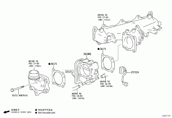 HILUX GUN125L-BNFSXW3 GUN12#,135