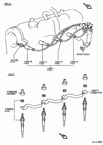 COROLLA SED/LB AE82L-EEMDCA AE82,CE80