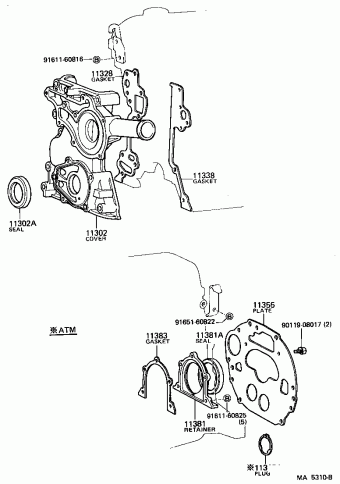 CELICA RA64L-BLMQEA RA6#,MA61