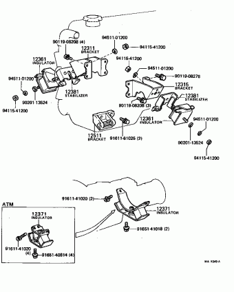 CELICA TA60L-BLMSBW AA63,TA60,SA63,RA6#,MA61