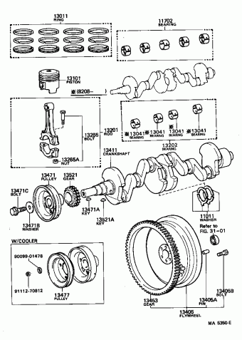 CELICA TA60L-BLMSBW AA63,TA60,SA63,RA6#,MA61