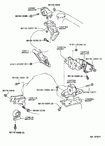 COROLLA SED/LB AE82L-EEHDCA AE82,CE80