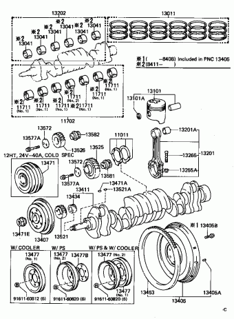 LAND CRUISER HJ61LV-MCXW BJ60,HJ6#,FJ6#