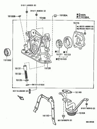 COROLLA SED/LB AE82L-EEMDCA AE82,CE80