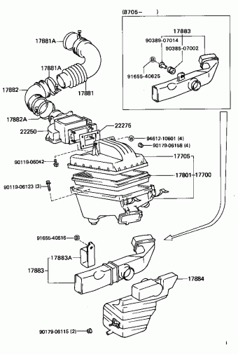 CAMRY SV21L-UEPDKA SV2#,VZV21