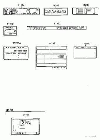 CAMRY SV21L-UEPDKA SV2#,VZV21