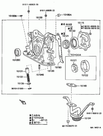 COROLLA FX AE82L-EGMDCA AE82